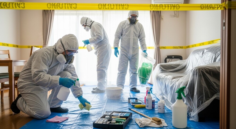 特殊清掃 とは何か？知多市で悪臭・害虫が発生した現場の臭いの元となる部分の回収技術を解説