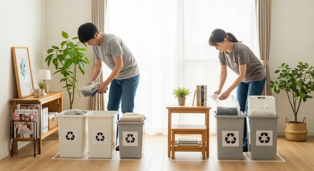 断捨離 実家｜豊橋市で実家を片付けるコツと業者の選び方：10～15品目分類による資源循環型整理法