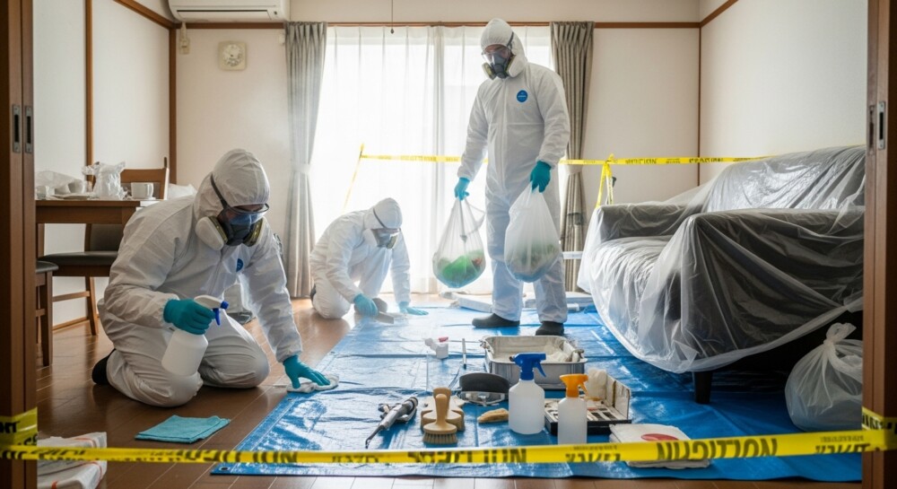 孤独死現場の特殊清掃 費用とトラブル対策を専門家が解説 ― 東海市で「追加料金」を防ぐ応急対応と費用のすべて