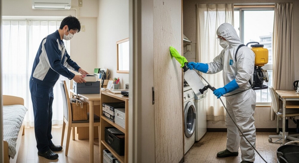 遺品整理と特殊清掃とは何か｜混同されがちな2つの役割を構造から整理する