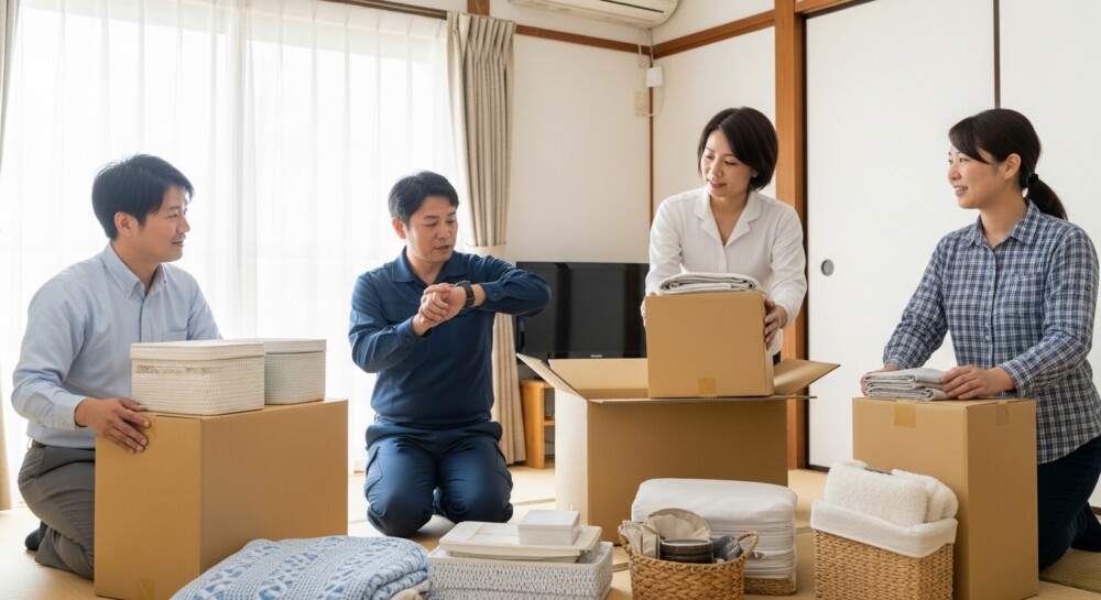 遺品整理の作業時間はどのくらい？間取り別の目安