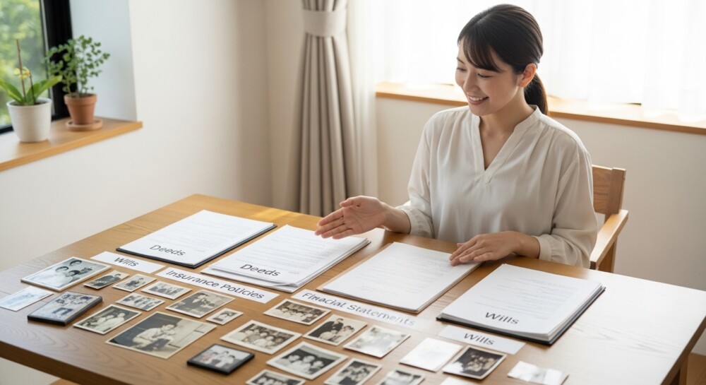 相続トラブルを防ぐ！遺品整理でまず最初に行うべき書類・写真整理の注意点