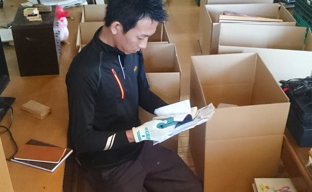 遺品整理作業