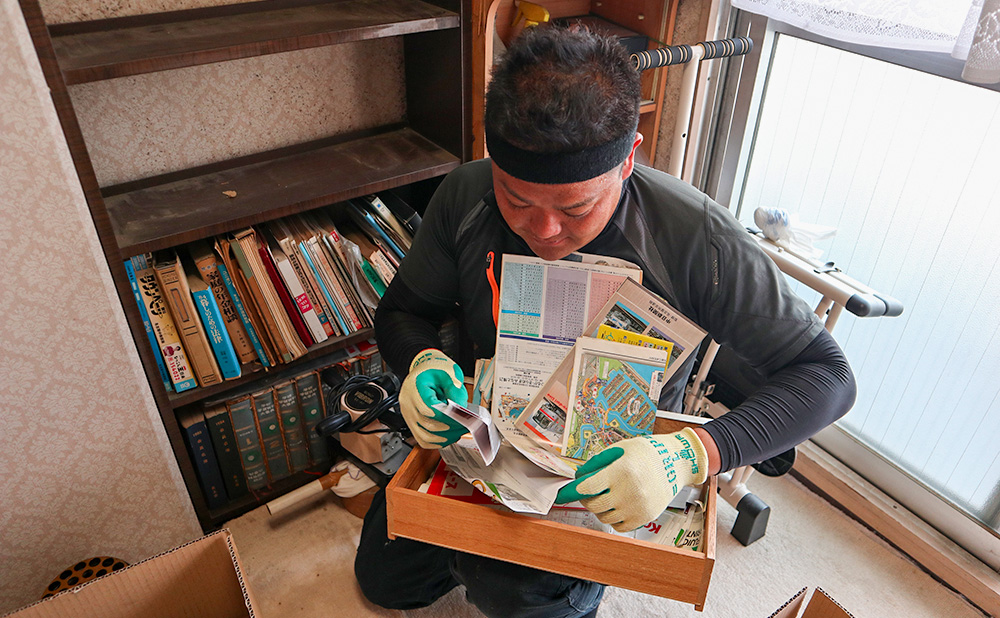 遺品整理作業